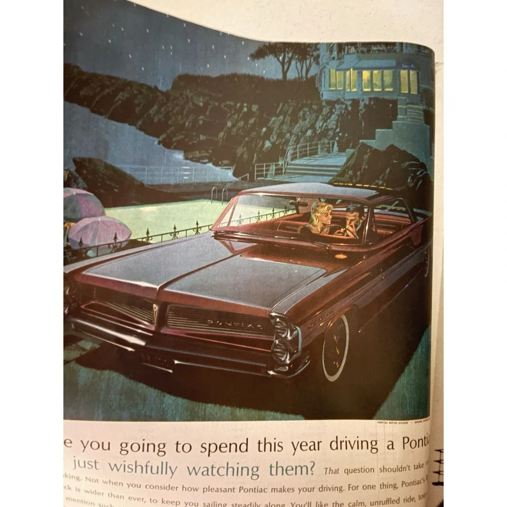 SATURDAY EVENING POST JANUARY 19, 1963 NEHRU Norman Rockwell Coca Cola Ad Car Ad